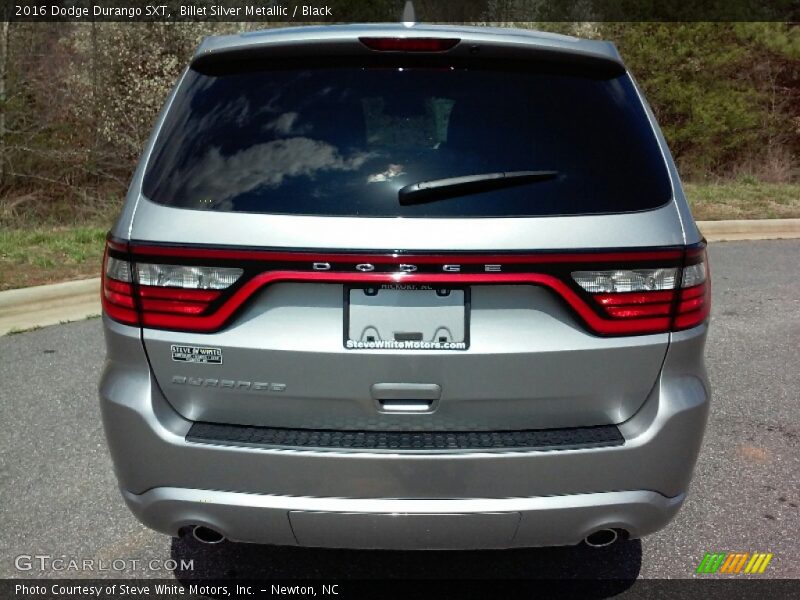 Billet Silver Metallic / Black 2016 Dodge Durango SXT