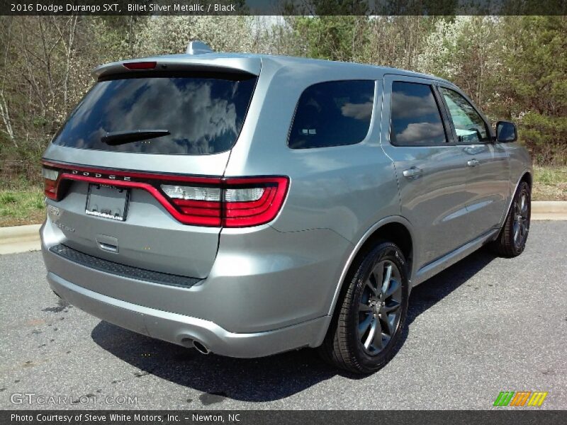 Billet Silver Metallic / Black 2016 Dodge Durango SXT