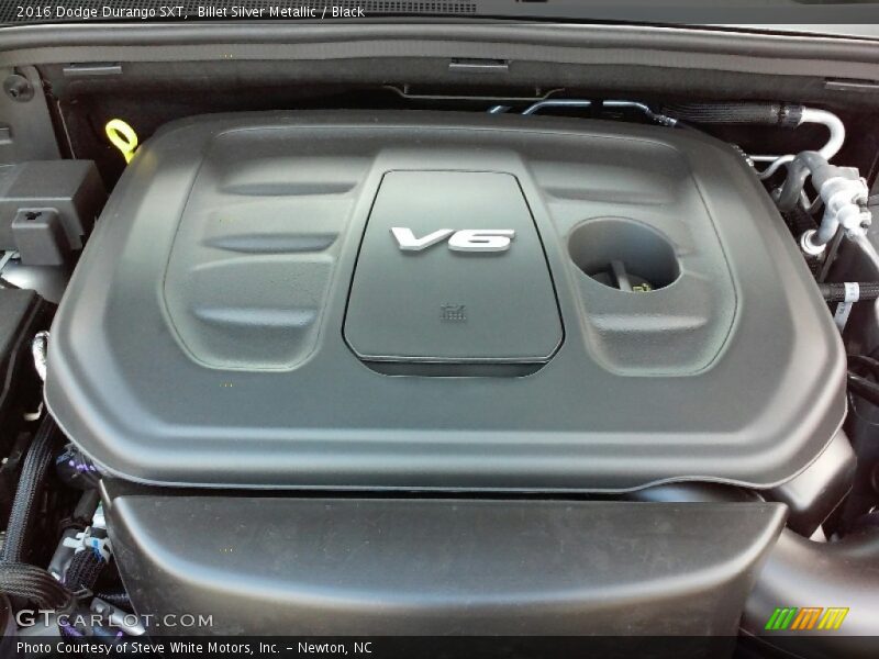 Billet Silver Metallic / Black 2016 Dodge Durango SXT
