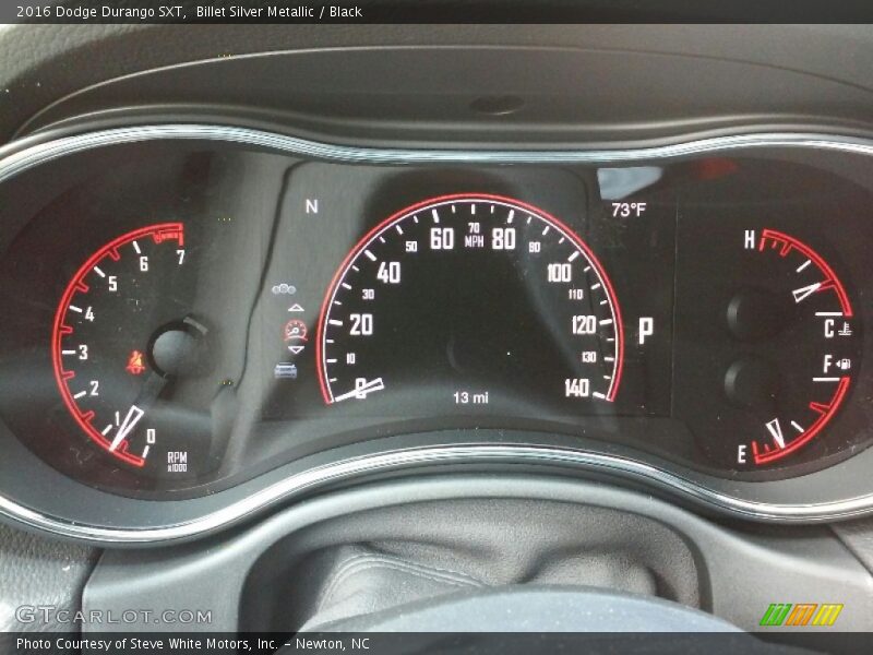 Billet Silver Metallic / Black 2016 Dodge Durango SXT