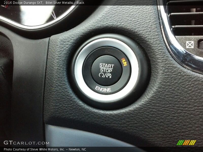 Billet Silver Metallic / Black 2016 Dodge Durango SXT