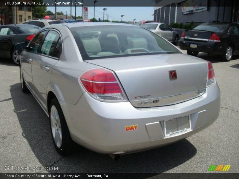 Silver Pearl / Gray 2008 Saturn Aura XE 3.5