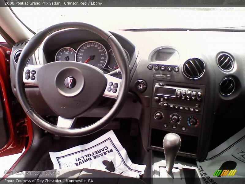 Crimson Red / Ebony 2008 Pontiac Grand Prix Sedan