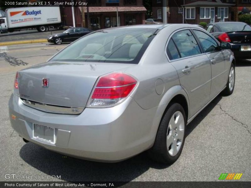 Silver Pearl / Gray 2008 Saturn Aura XE 3.5