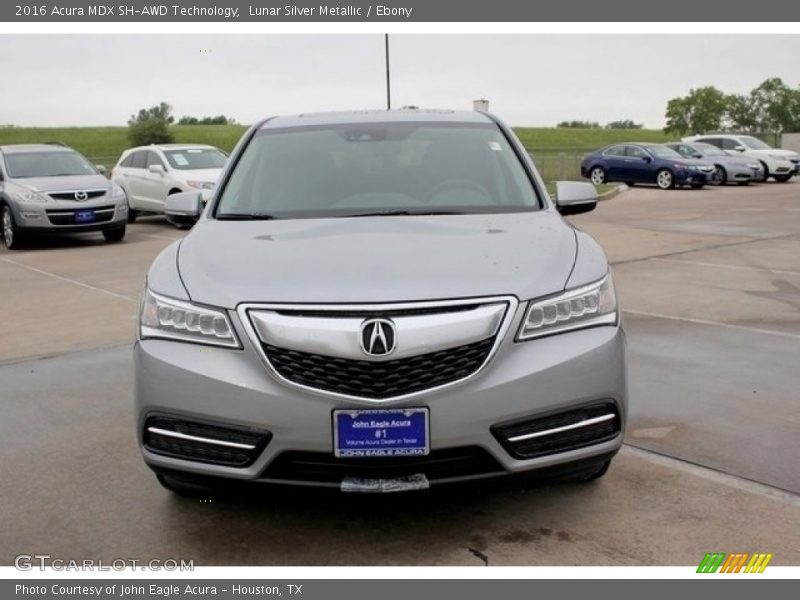 Lunar Silver Metallic / Ebony 2016 Acura MDX SH-AWD Technology