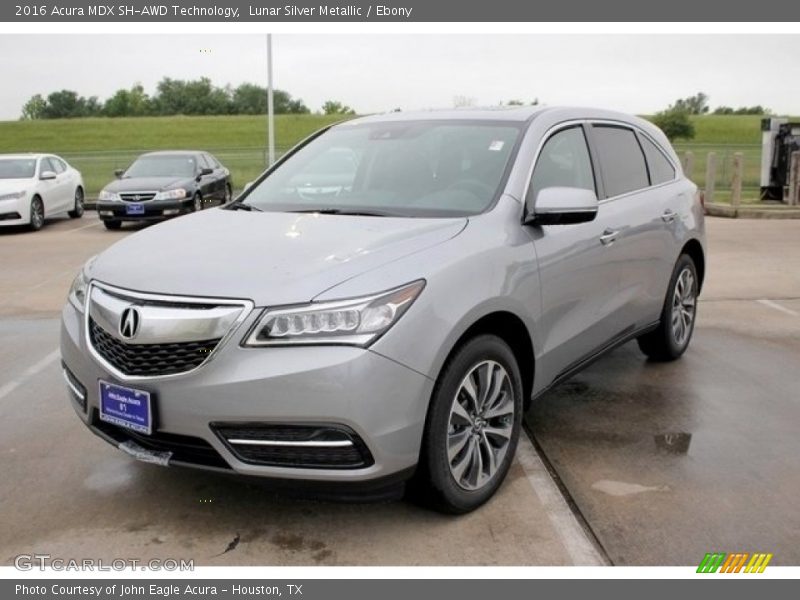 Lunar Silver Metallic / Ebony 2016 Acura MDX SH-AWD Technology