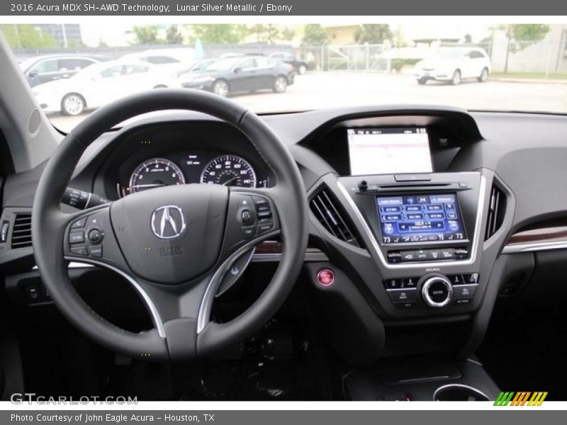 Lunar Silver Metallic / Ebony 2016 Acura MDX SH-AWD Technology