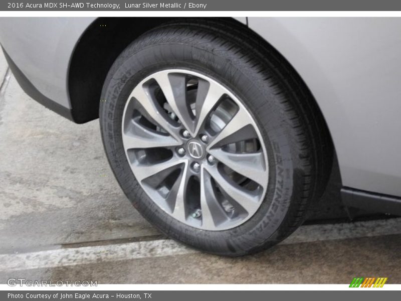 Lunar Silver Metallic / Ebony 2016 Acura MDX SH-AWD Technology