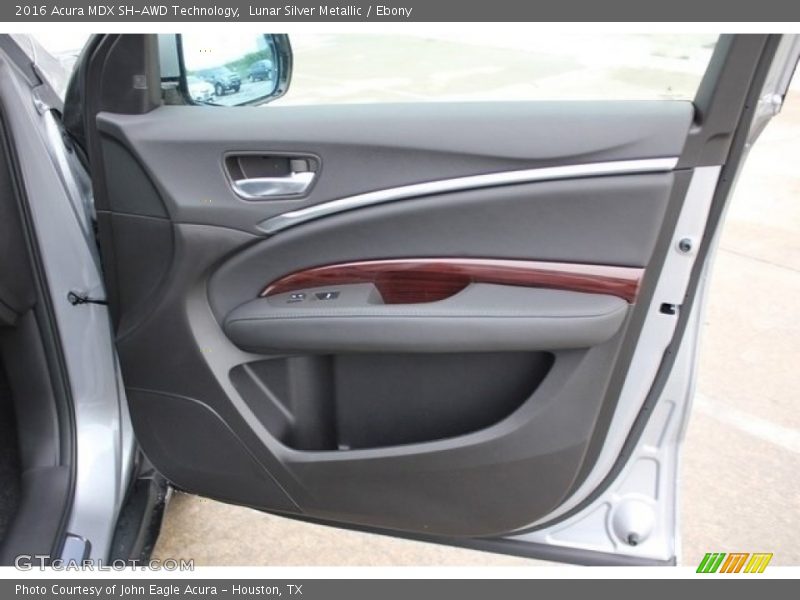 Lunar Silver Metallic / Ebony 2016 Acura MDX SH-AWD Technology