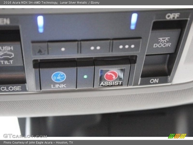 Lunar Silver Metallic / Ebony 2016 Acura MDX SH-AWD Technology