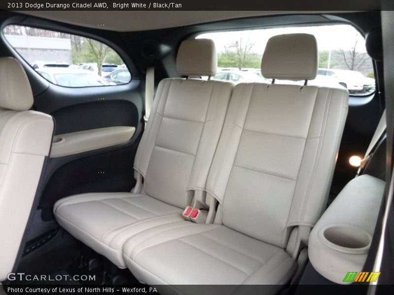 Bright White / Black/Tan 2013 Dodge Durango Citadel AWD