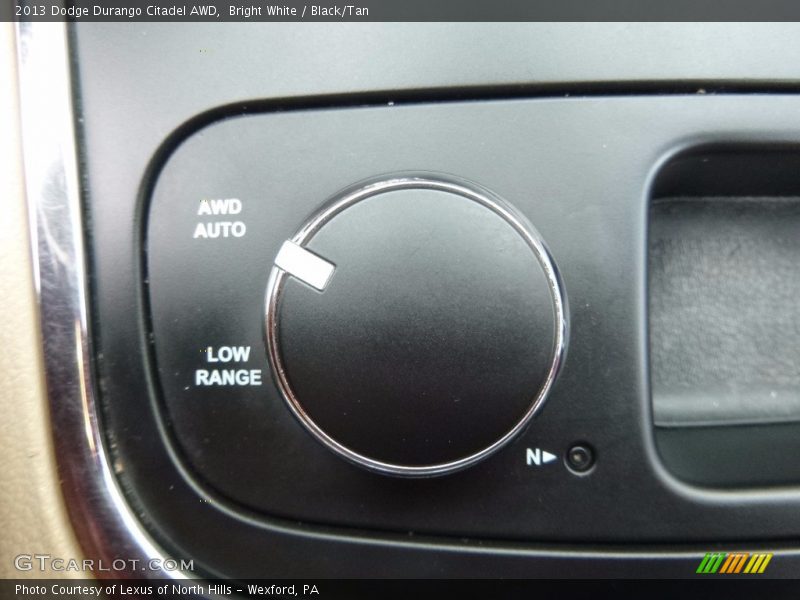 Bright White / Black/Tan 2013 Dodge Durango Citadel AWD