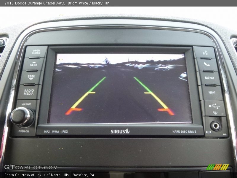 Bright White / Black/Tan 2013 Dodge Durango Citadel AWD