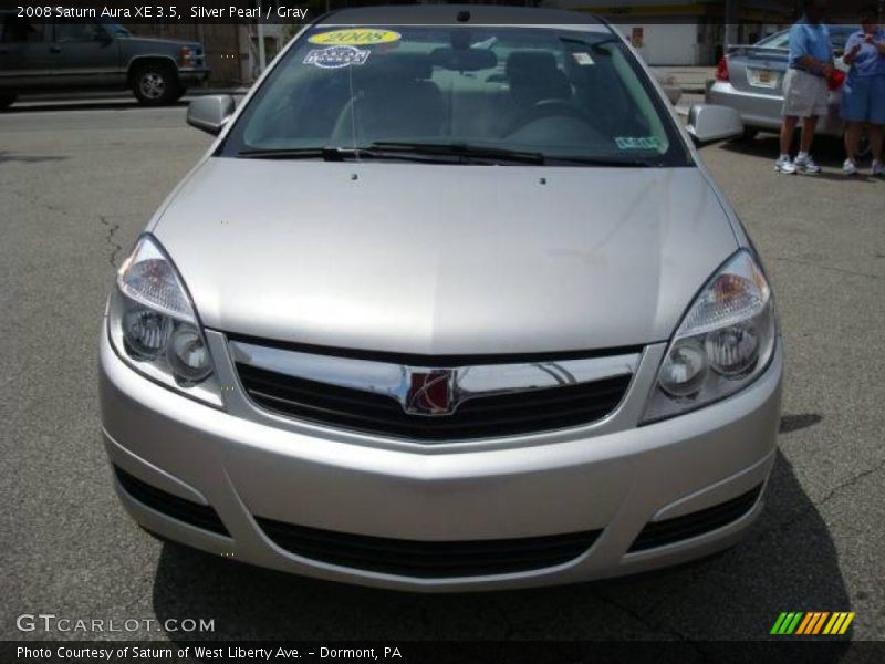 Silver Pearl / Gray 2008 Saturn Aura XE 3.5