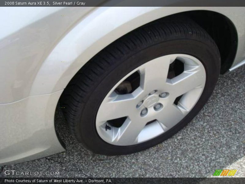 Silver Pearl / Gray 2008 Saturn Aura XE 3.5