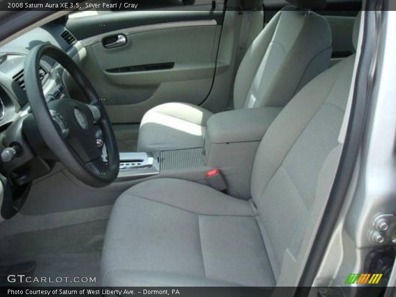 Silver Pearl / Gray 2008 Saturn Aura XE 3.5