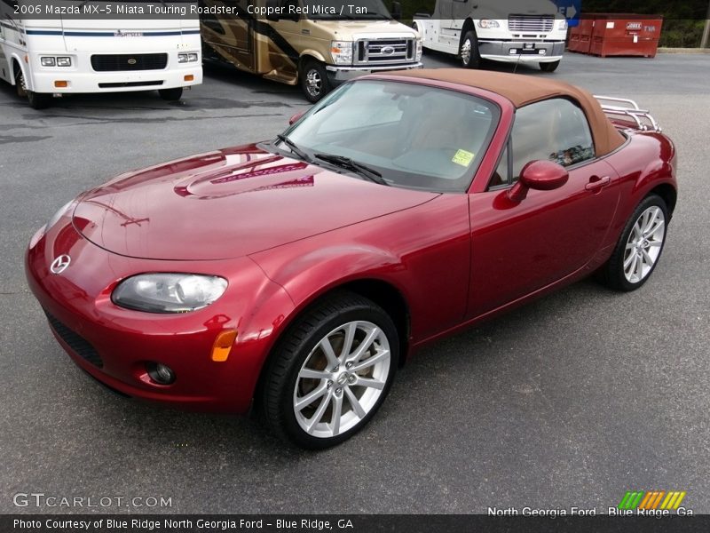 Copper Red Mica / Tan 2006 Mazda MX-5 Miata Touring Roadster