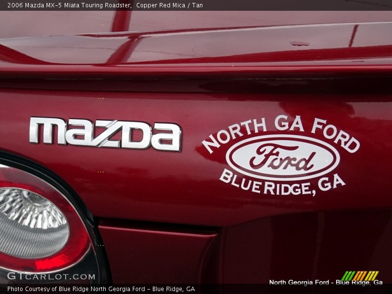 Copper Red Mica / Tan 2006 Mazda MX-5 Miata Touring Roadster