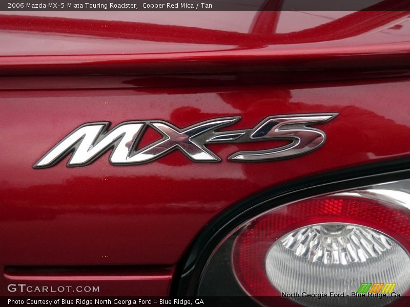 Copper Red Mica / Tan 2006 Mazda MX-5 Miata Touring Roadster