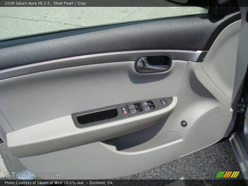 Silver Pearl / Gray 2008 Saturn Aura XE 3.5