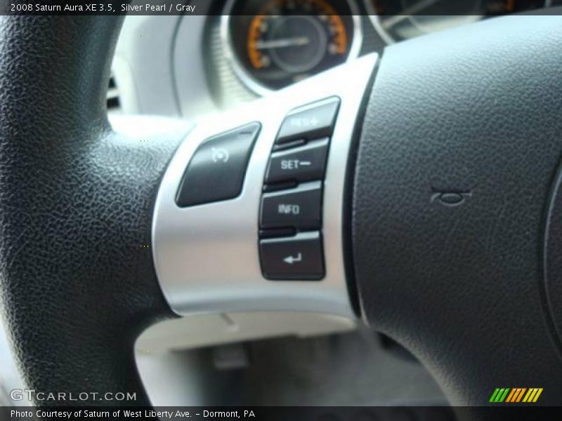 Silver Pearl / Gray 2008 Saturn Aura XE 3.5