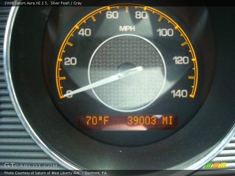 Silver Pearl / Gray 2008 Saturn Aura XE 3.5
