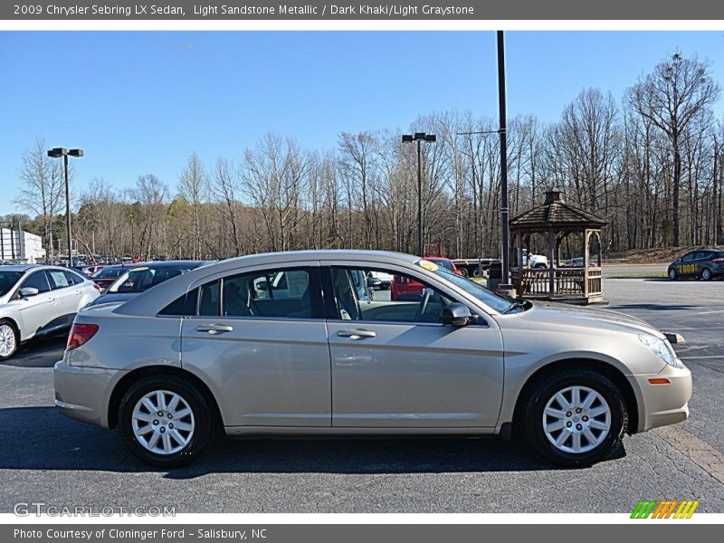 Light Sandstone Metallic / Dark Khaki/Light Graystone 2009 Chrysler Sebring LX Sedan