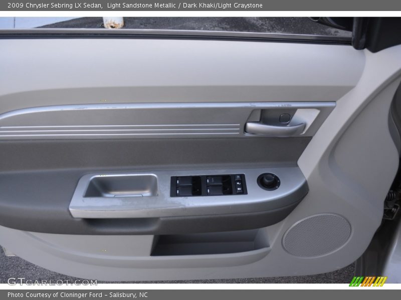 Light Sandstone Metallic / Dark Khaki/Light Graystone 2009 Chrysler Sebring LX Sedan