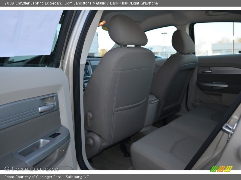 Light Sandstone Metallic / Dark Khaki/Light Graystone 2009 Chrysler Sebring LX Sedan
