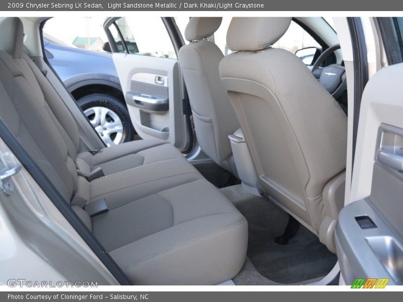 Light Sandstone Metallic / Dark Khaki/Light Graystone 2009 Chrysler Sebring LX Sedan