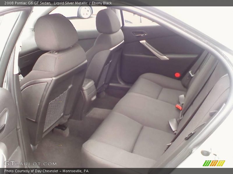 Liquid Silver Metallic / Ebony Black 2008 Pontiac G6 GT Sedan