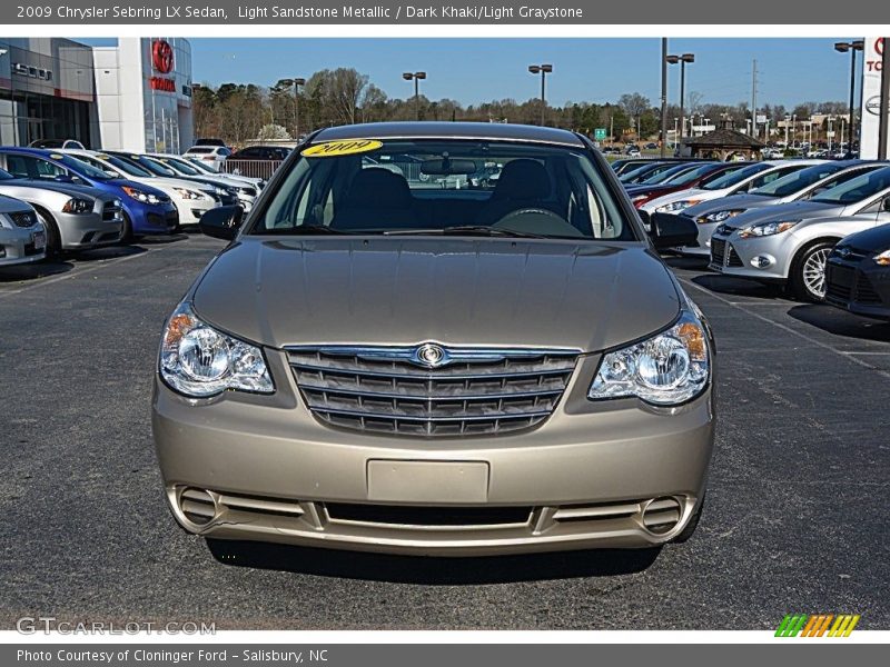 Light Sandstone Metallic / Dark Khaki/Light Graystone 2009 Chrysler Sebring LX Sedan