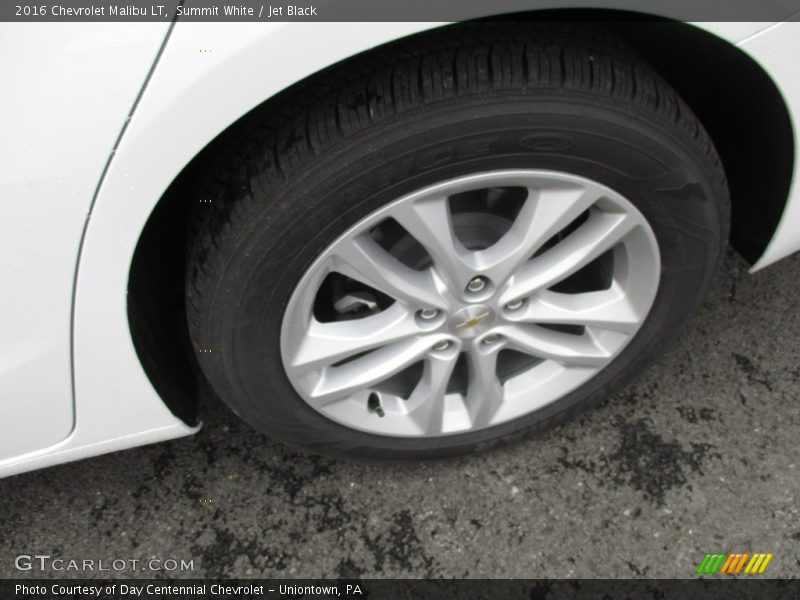 Summit White / Jet Black 2016 Chevrolet Malibu LT