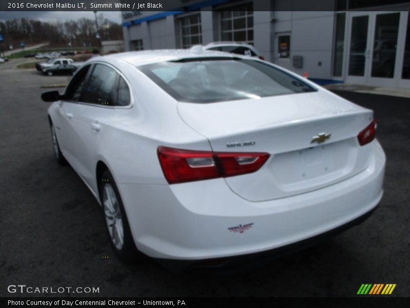 Summit White / Jet Black 2016 Chevrolet Malibu LT