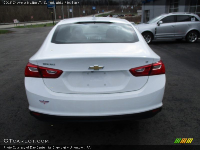 Summit White / Jet Black 2016 Chevrolet Malibu LT