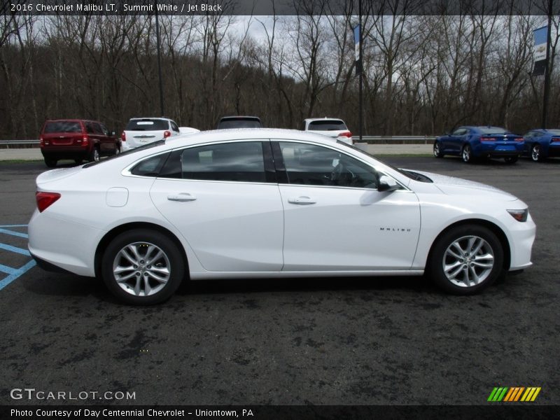 Summit White / Jet Black 2016 Chevrolet Malibu LT