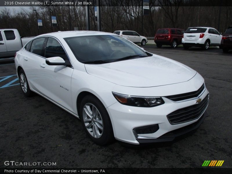 Summit White / Jet Black 2016 Chevrolet Malibu LT