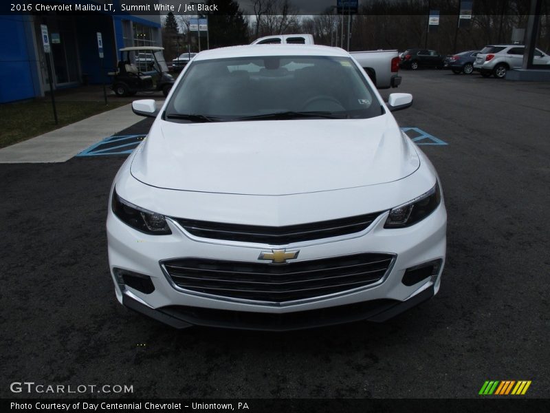 Summit White / Jet Black 2016 Chevrolet Malibu LT