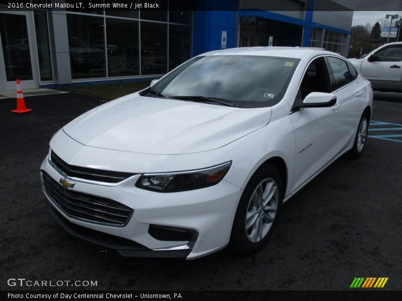 Summit White / Jet Black 2016 Chevrolet Malibu LT