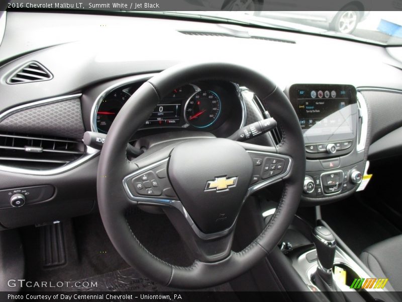 Summit White / Jet Black 2016 Chevrolet Malibu LT