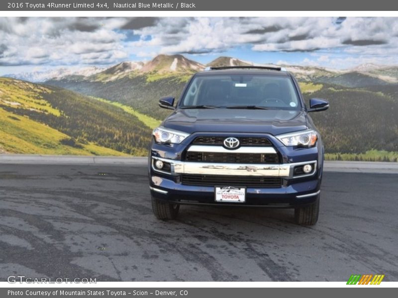 Nautical Blue Metallic / Black 2016 Toyota 4Runner Limited 4x4