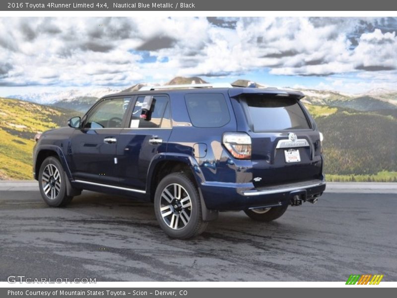 Nautical Blue Metallic / Black 2016 Toyota 4Runner Limited 4x4