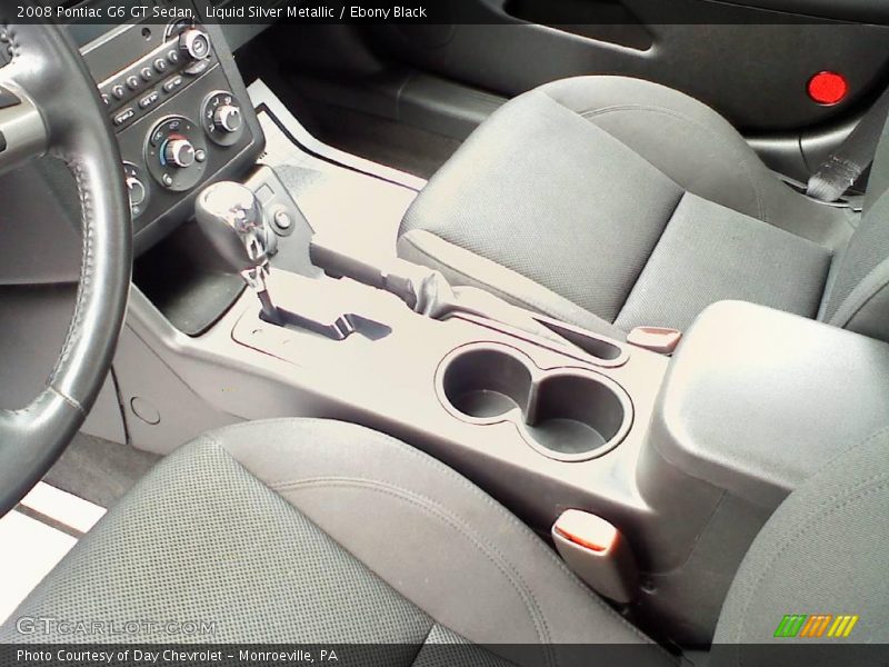 Liquid Silver Metallic / Ebony Black 2008 Pontiac G6 GT Sedan