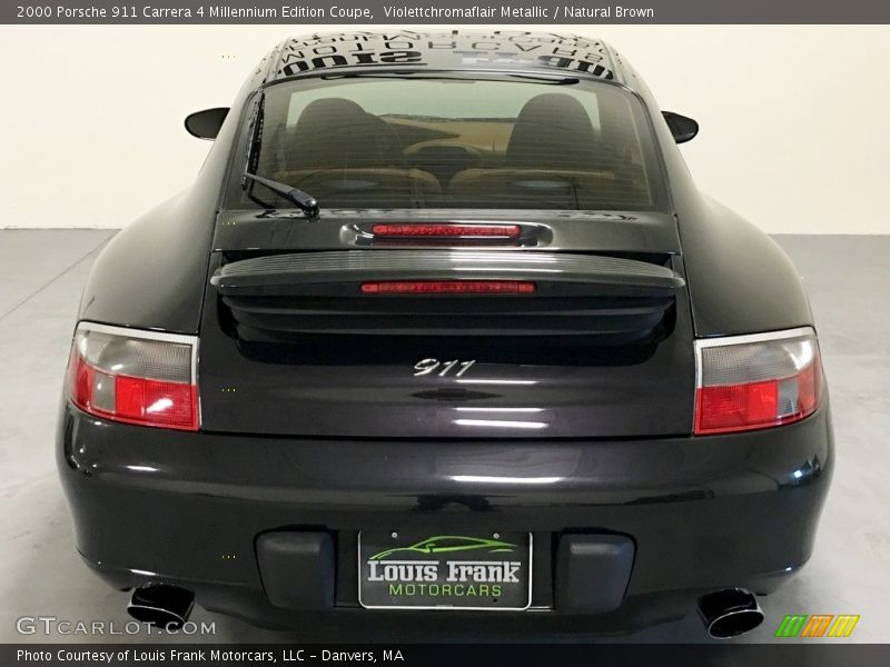Violettchromaflair Metallic / Natural Brown 2000 Porsche 911 Carrera 4 Millennium Edition Coupe