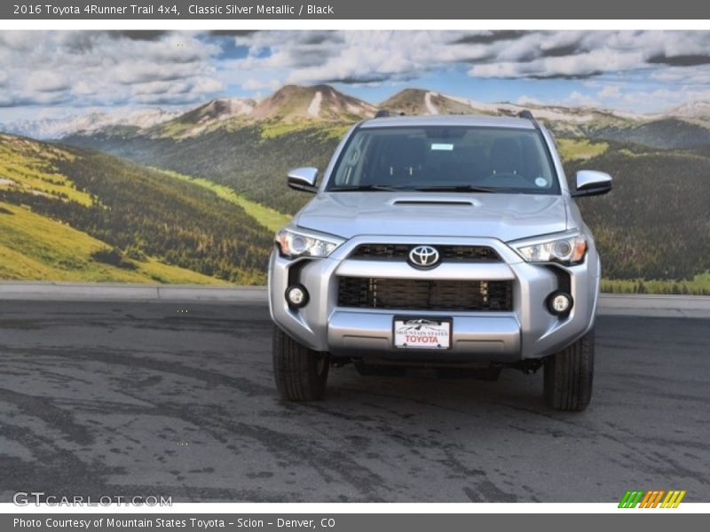 Classic Silver Metallic / Black 2016 Toyota 4Runner Trail 4x4