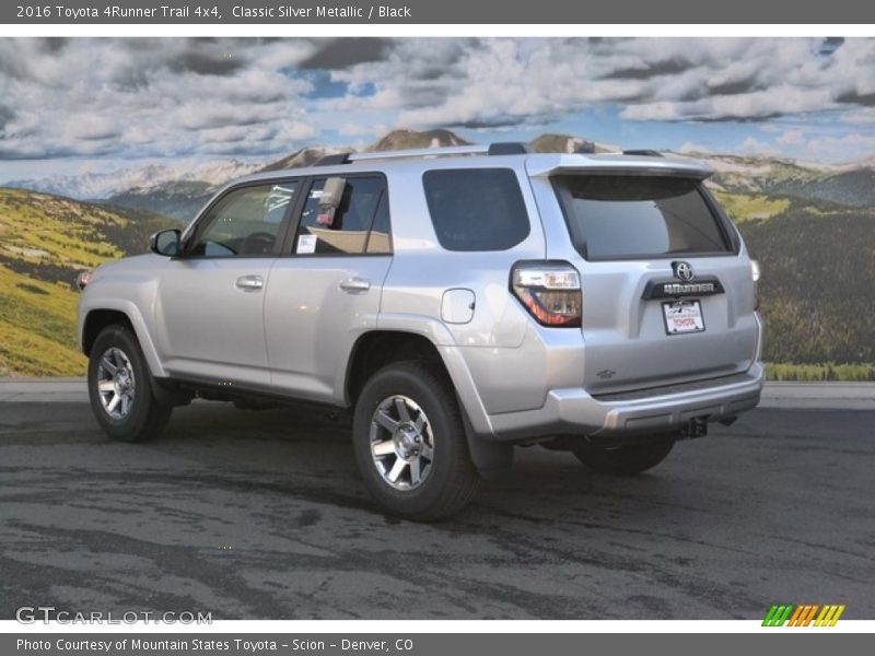 Classic Silver Metallic / Black 2016 Toyota 4Runner Trail 4x4