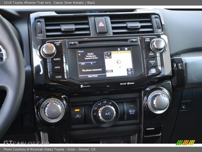 Classic Silver Metallic / Black 2016 Toyota 4Runner Trail 4x4