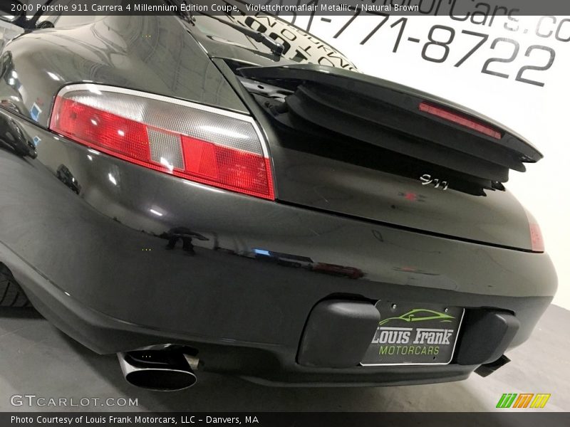 Violettchromaflair Metallic / Natural Brown 2000 Porsche 911 Carrera 4 Millennium Edition Coupe