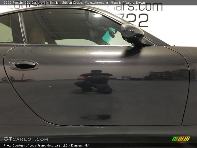 Violettchromaflair Metallic / Natural Brown 2000 Porsche 911 Carrera 4 Millennium Edition Coupe