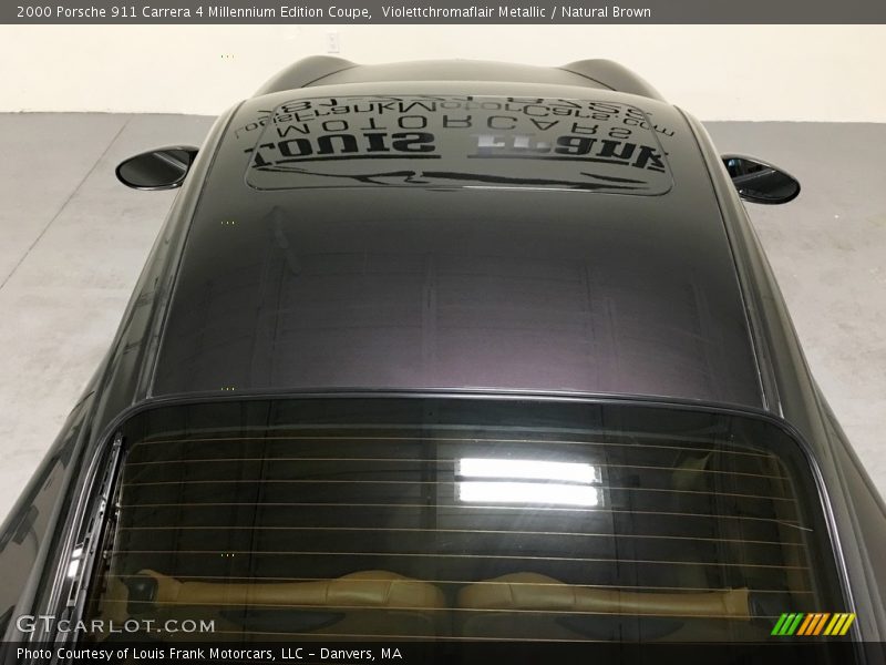 Violettchromaflair Metallic / Natural Brown 2000 Porsche 911 Carrera 4 Millennium Edition Coupe